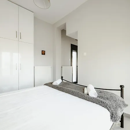 Penthouse - Sea & Mountain View 아파트 볼로스