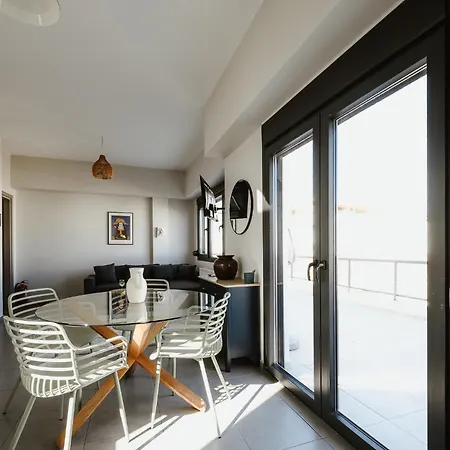 아파트 Penthouse - Sea & Mountain View 볼로스